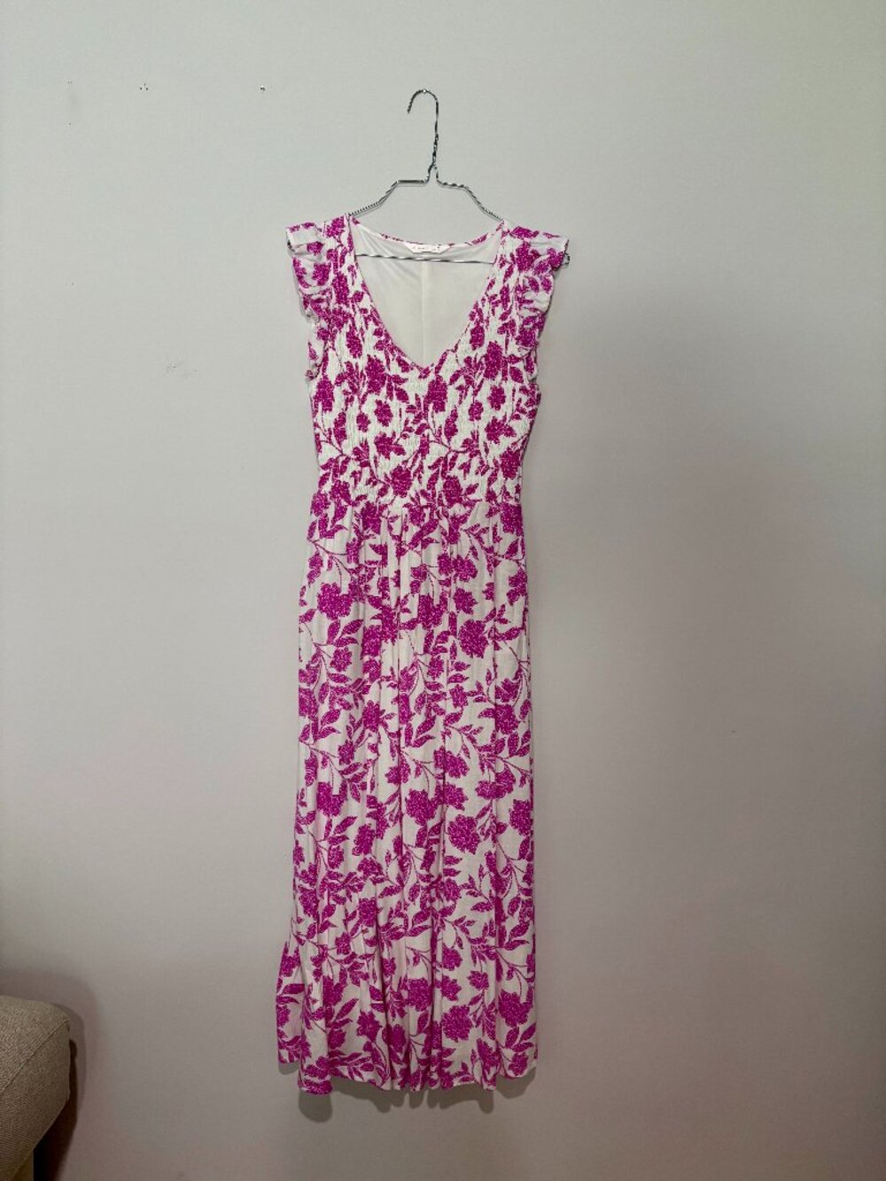 Laura Conrad Floral Smocked Maxi Dress